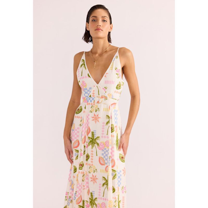 MINKPINK Gracie Panel Midi Dress image number 2